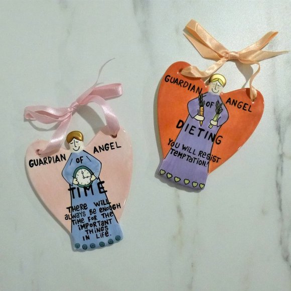 ORNAMENT Set Guardian Angels of Time and Dieting - Picture 3 of 8